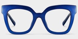 Malcolm Blue Square Glasses1