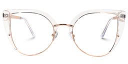 Brewer Clear Cat eye Glasses0