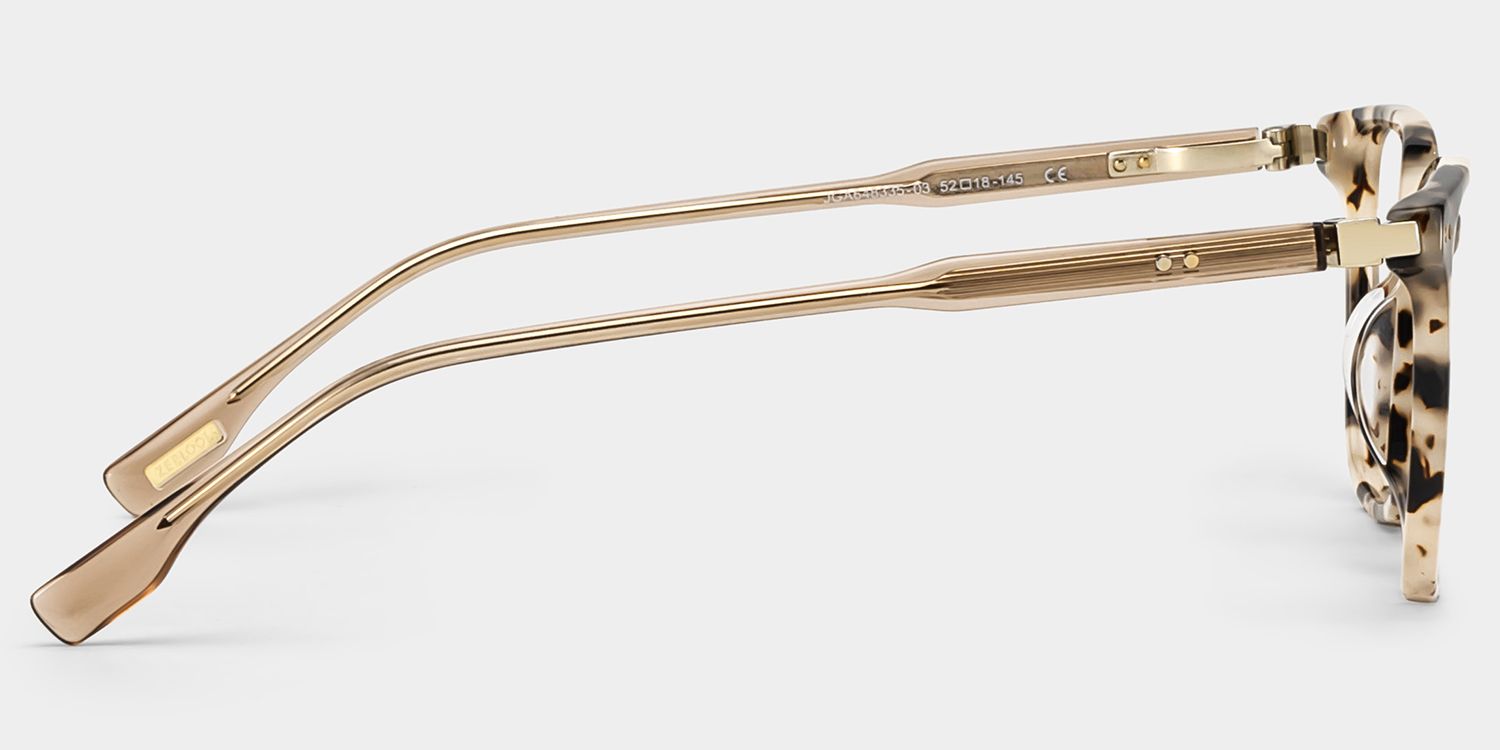 Zoe Tortoise Frame Glasses with Square Frame Online | ZEELOOL8