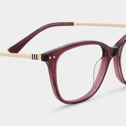 Finch Red Rectangle Glasses5