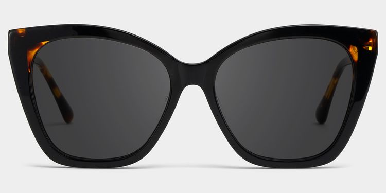 Kira Black Butterfly Sunglasses