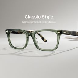 Patrick Green Rectangle Glasses0