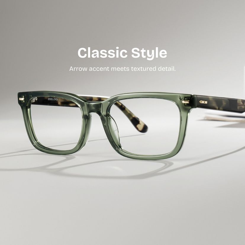 Patrick Green Rectangle Glasses