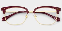 Nathan Red Browline Glasses2