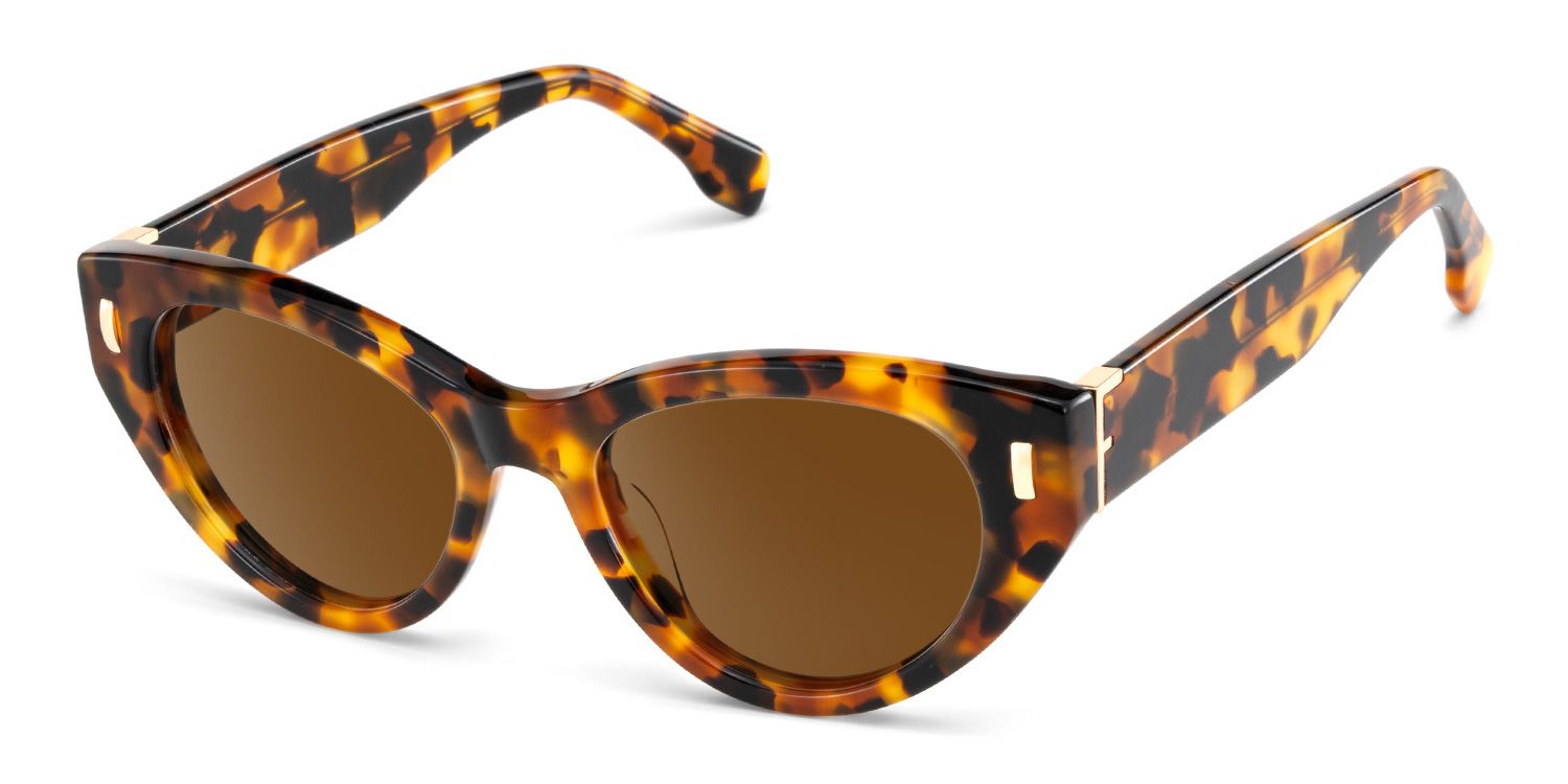 Azura Cat Eye Style Tortoise Frame Sunglasses | ZEELOOL2