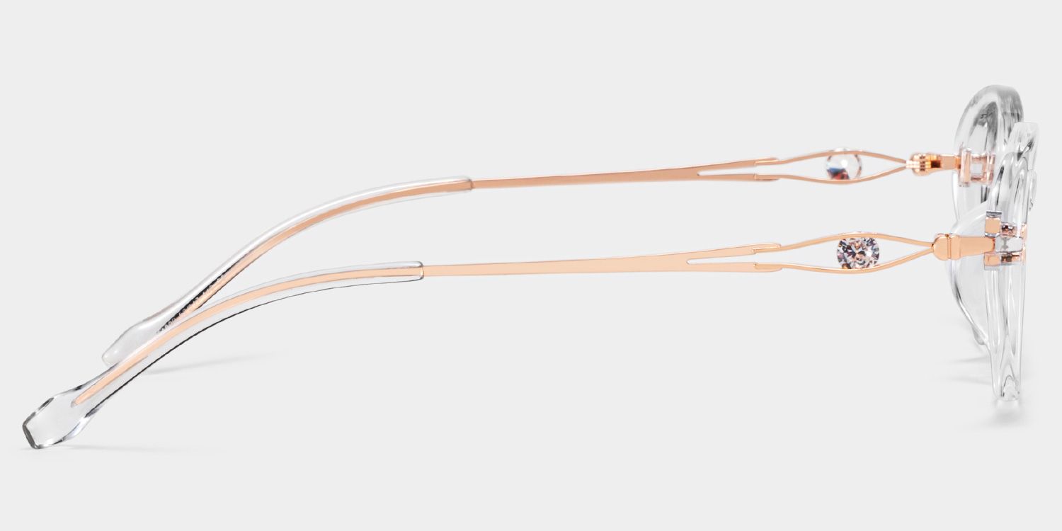 Blaire Clear Frame Glasses with Oval Frame Online | ZEELOOL4