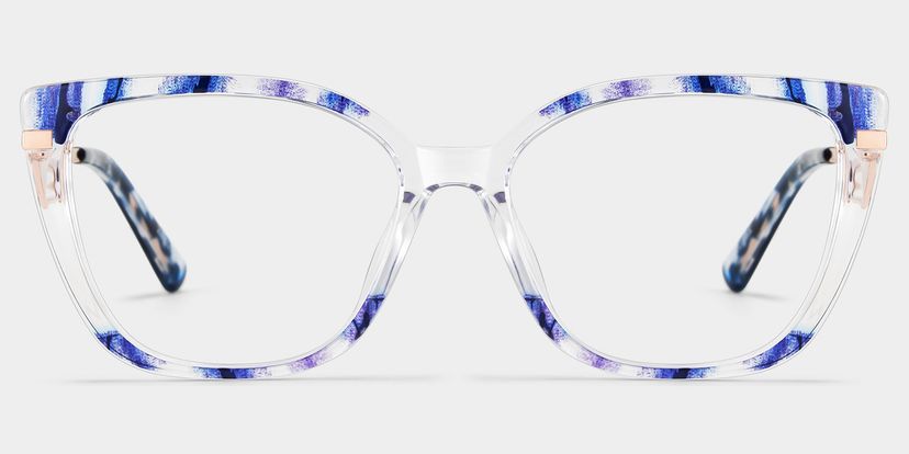 Margret Blue Cat eye Glasses