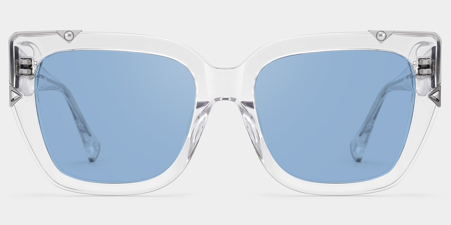 Marilyn Clear Butterfly Polarized Sunglasses for Driving | ZEELOOL1