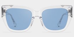Marilyn Clear Butterfly Sunglasses1