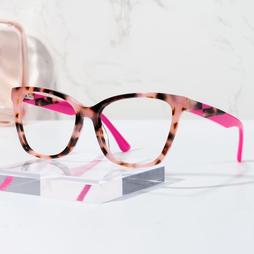 Shinana Pink Tortoise Cat eye Glasses