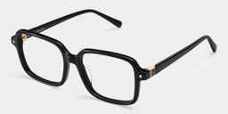 Talia Black Square Glasses5