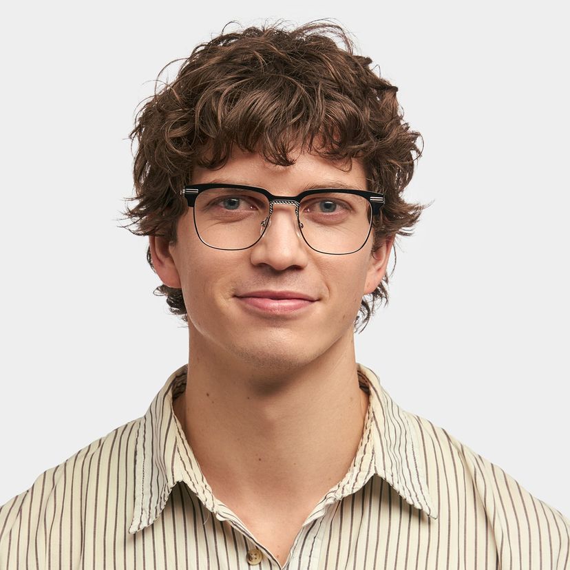 Boyde Black Browline Glasses