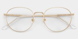 Ian Gold Round Glasses2