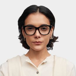Julian Black Square Glasses0