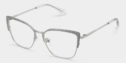 Javier Silver Rectangle Glasses2