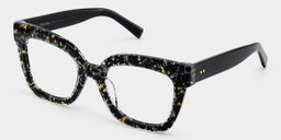 Renata Black Square Glasses3