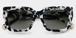 Maddox Pattern Square Glasses3