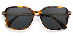 Jetson Tortoise Rectangle Sunglasses1