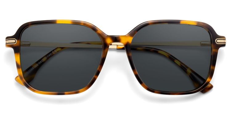 Jetson Tortoise Rectangle Sunglasses