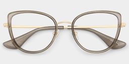 Celine Gray Cat eye Glasses2