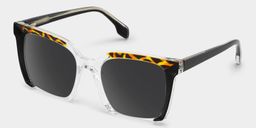 Misty Black Square Sunglasses2