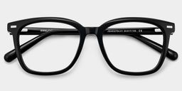 Lana Black Square Glasses2