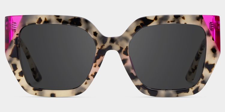 Viva Tortoise Pink Square Sunglasses