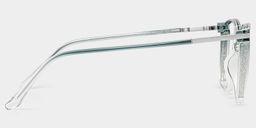 Rodz Gray Green Square Glasses3