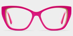 Blaise Pink Green Butterfly Glasses4