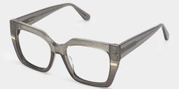 Mavis Gray Square Glasses3