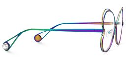 Aretha Iridescent Geometric Glasses2