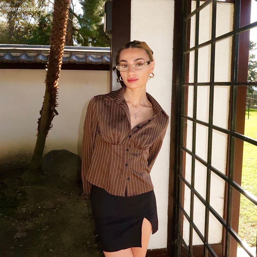 Dakota Brown Geometric Glasses