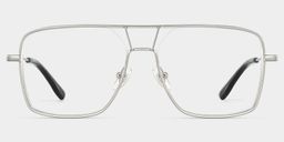 Debbie Silver Aviator Glasses1
