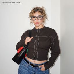 Mireille Black Butterfly Glasses8
