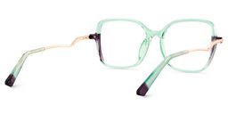 Rendon Green Square Glasses4