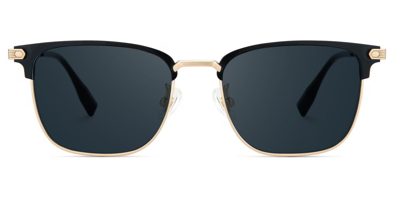 Barrett Browline Gold Sunglasses for Women & Men | ZEELOOL0