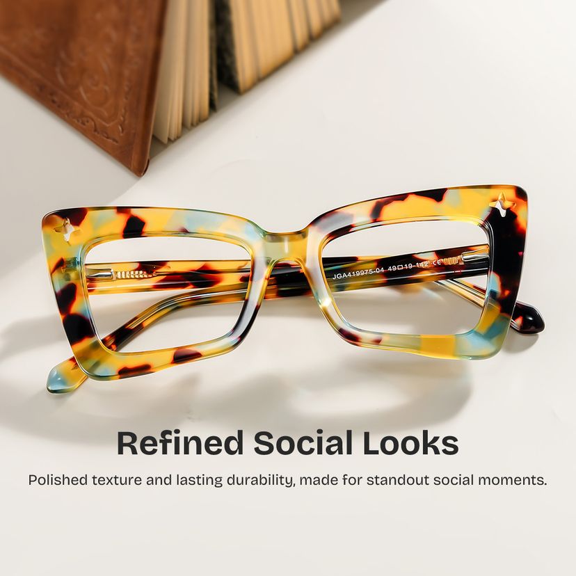 Kairos Tortoise Rectangle Glasses