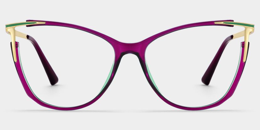 Yomary Purple Cat eye Glasses