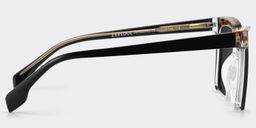 Misty Black Square Sunglasses3