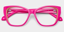 Blaise Pink Green Butterfly Glasses5