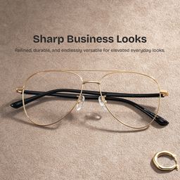 Paige Gold Aviator Glasses0