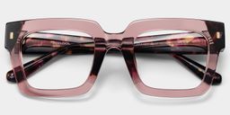 Sarah Purple Rectangle Glasses1