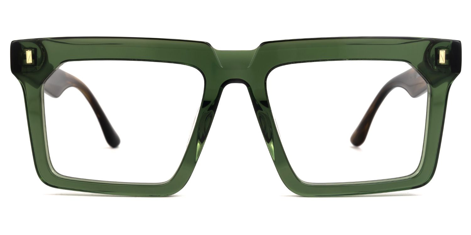 Moreland Rectangle Green Eyeglasses & Glasses Frames0
