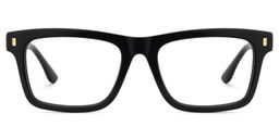 Sammi Black Rectangle Glasses1