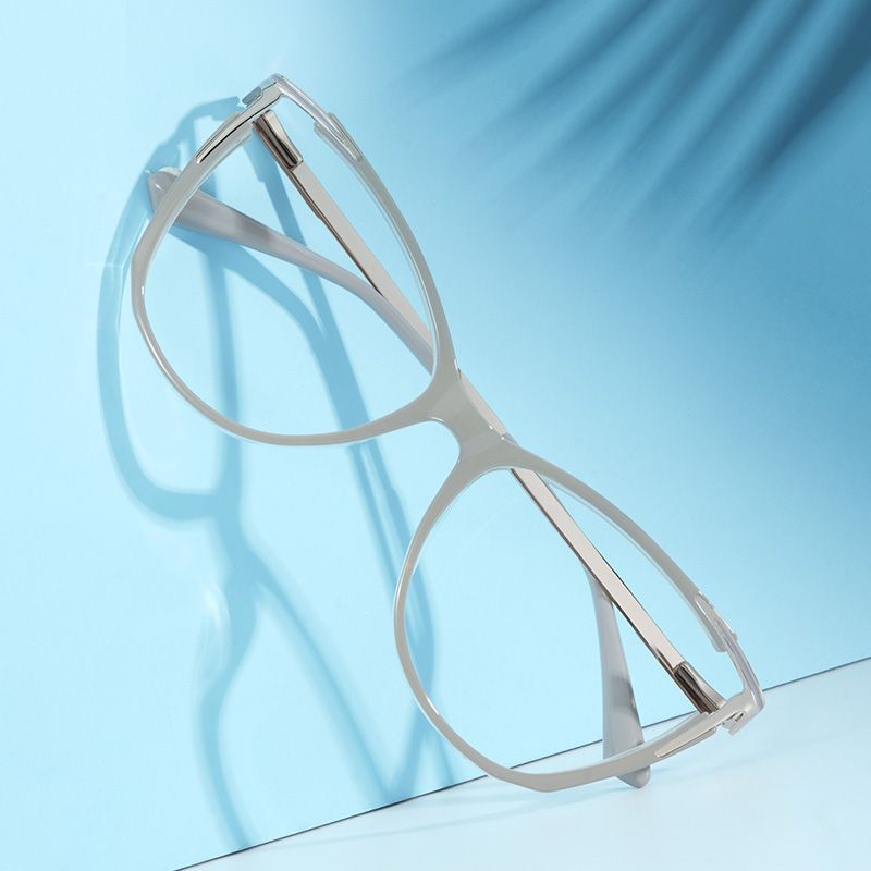 Yomary Khaki Cat eye Glasses