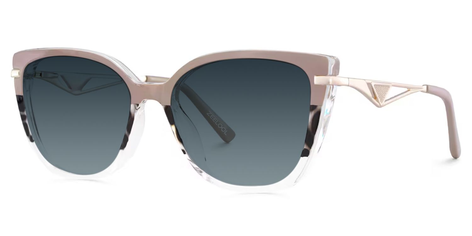 Margret Tortoise Khaki Cat Eye Sunglasses to Frame Your Face | ZEELOOL2