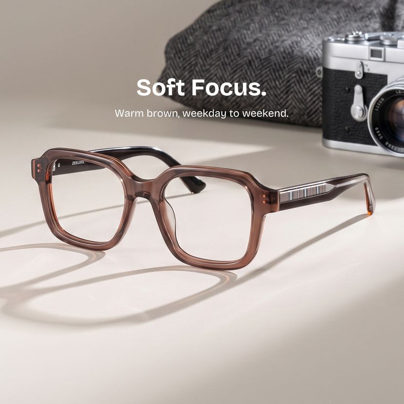 Parker Brown Square Glasses