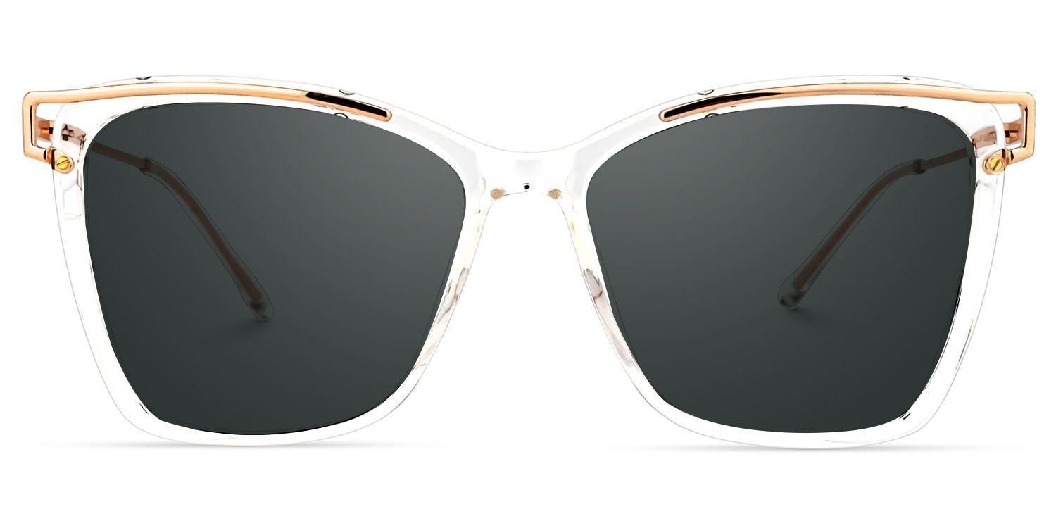 Krystle Square Clear Prescription Sunglasses | ZEELOOL0