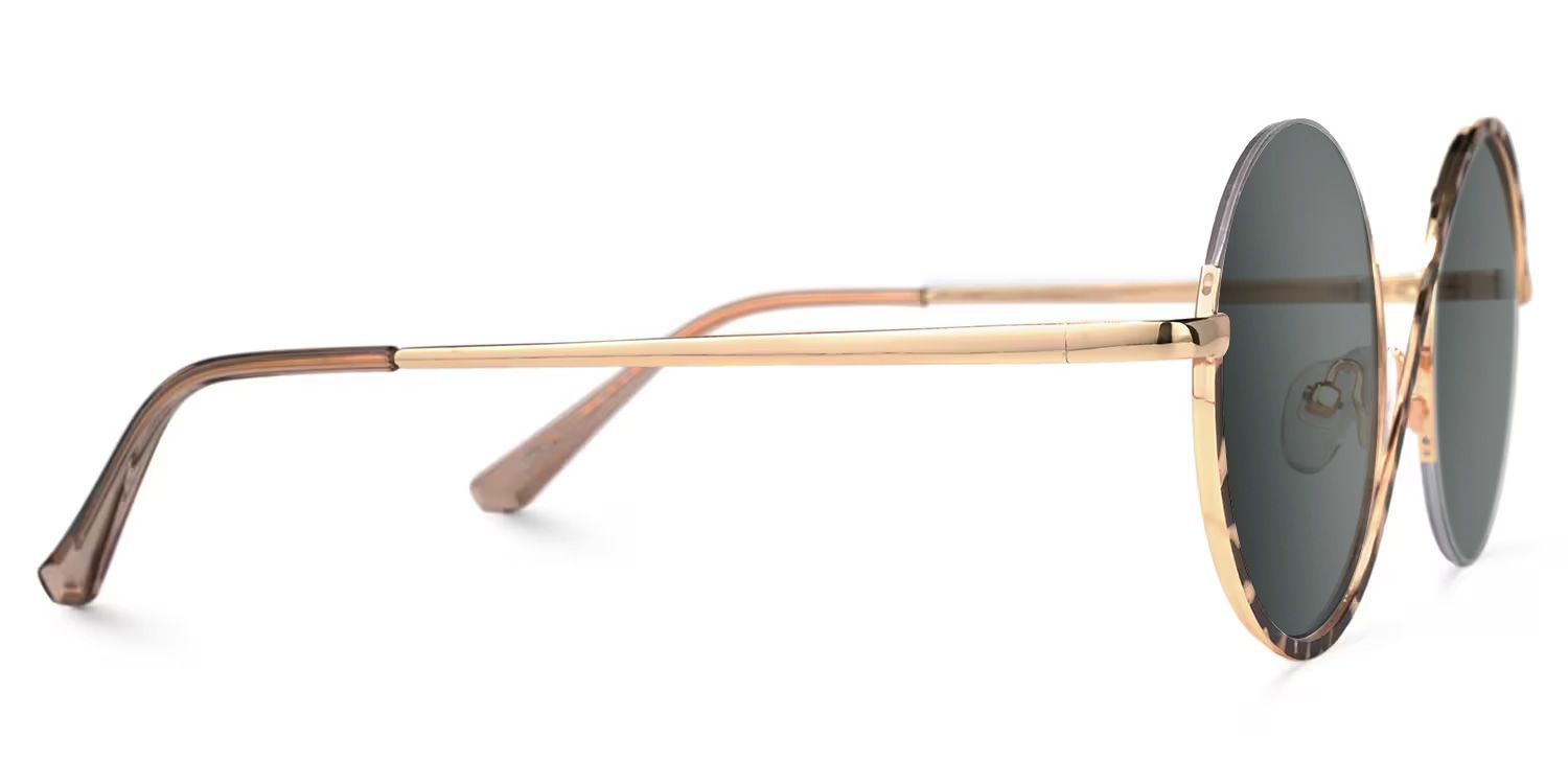 Flozif Round Tortoise Prescription Sunglasses | ZEELOOL2