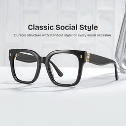 Scicluna Black Square Glasses0